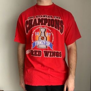 Detroit Red Wings 1997 Stanley Cup Champions Shirt